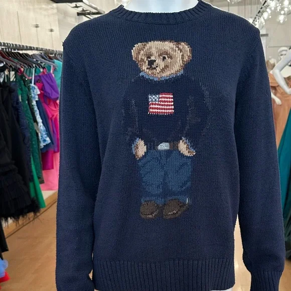 Ralph Lauren's signature Polo Bear Sweater - Picture 3 of 8